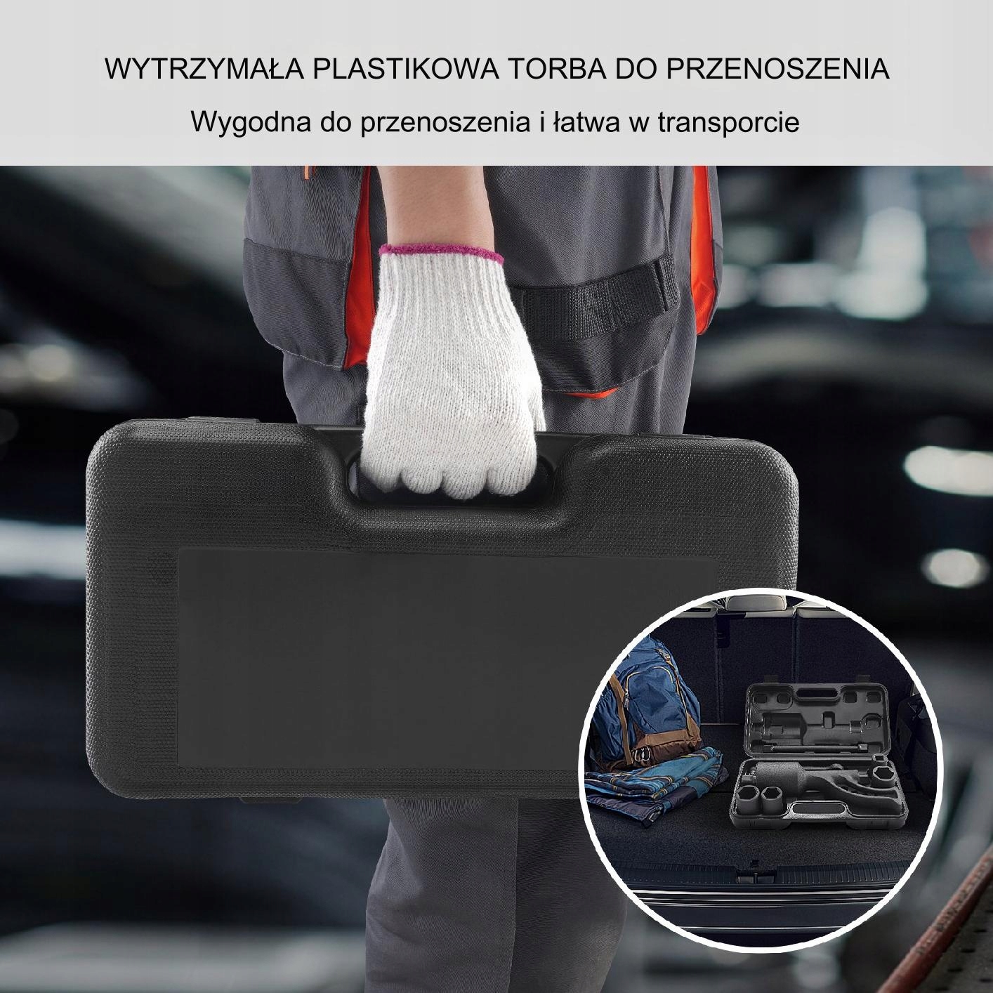 Zestaw Kluczy Dynamometrycznych do Nakrętek Mocujących 4 Gniazda Liczba elementów w zestawie 4