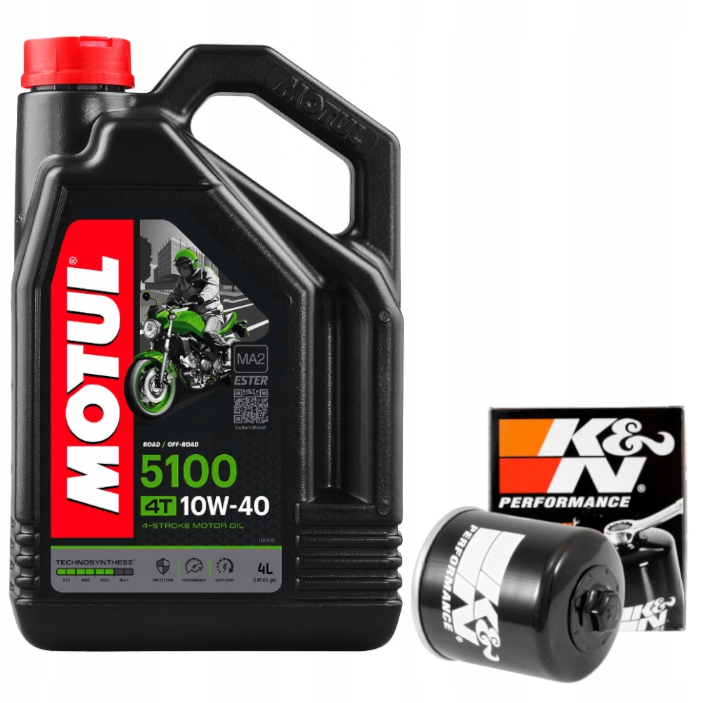 

Olej Motul 5100 10W40 4l+ filtr K&n KN303