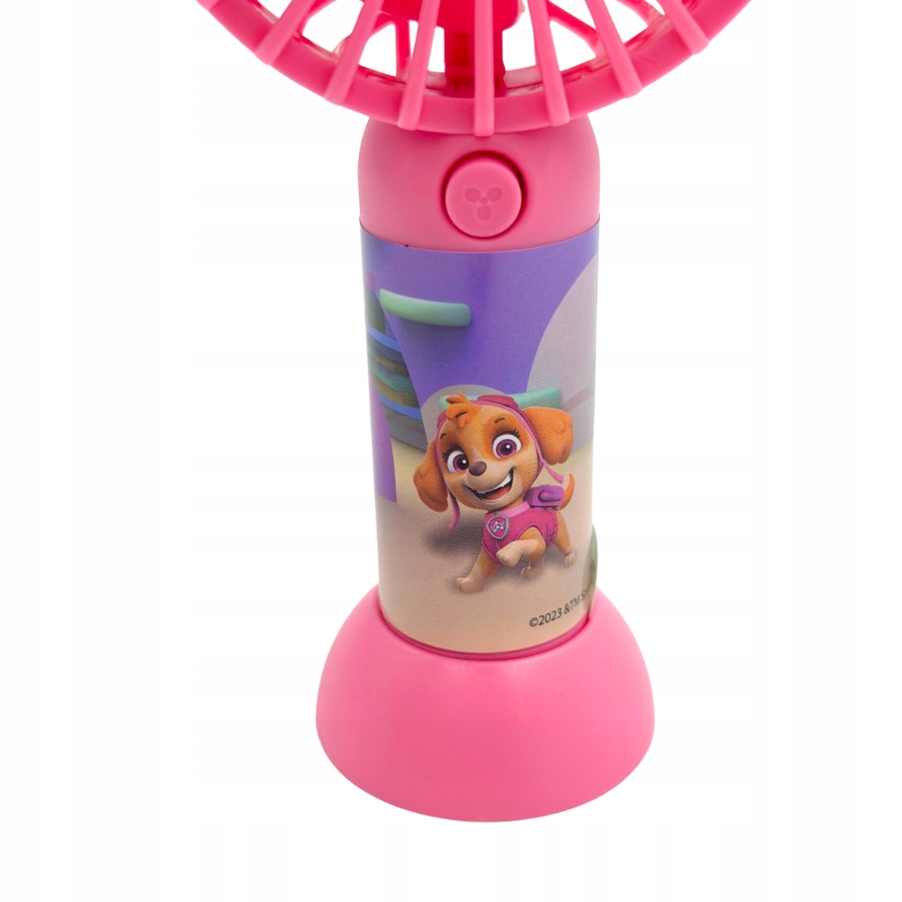 WENTYLATOR WIATRACZEK RÓŻOWY PSI PATROL Kolor żółty