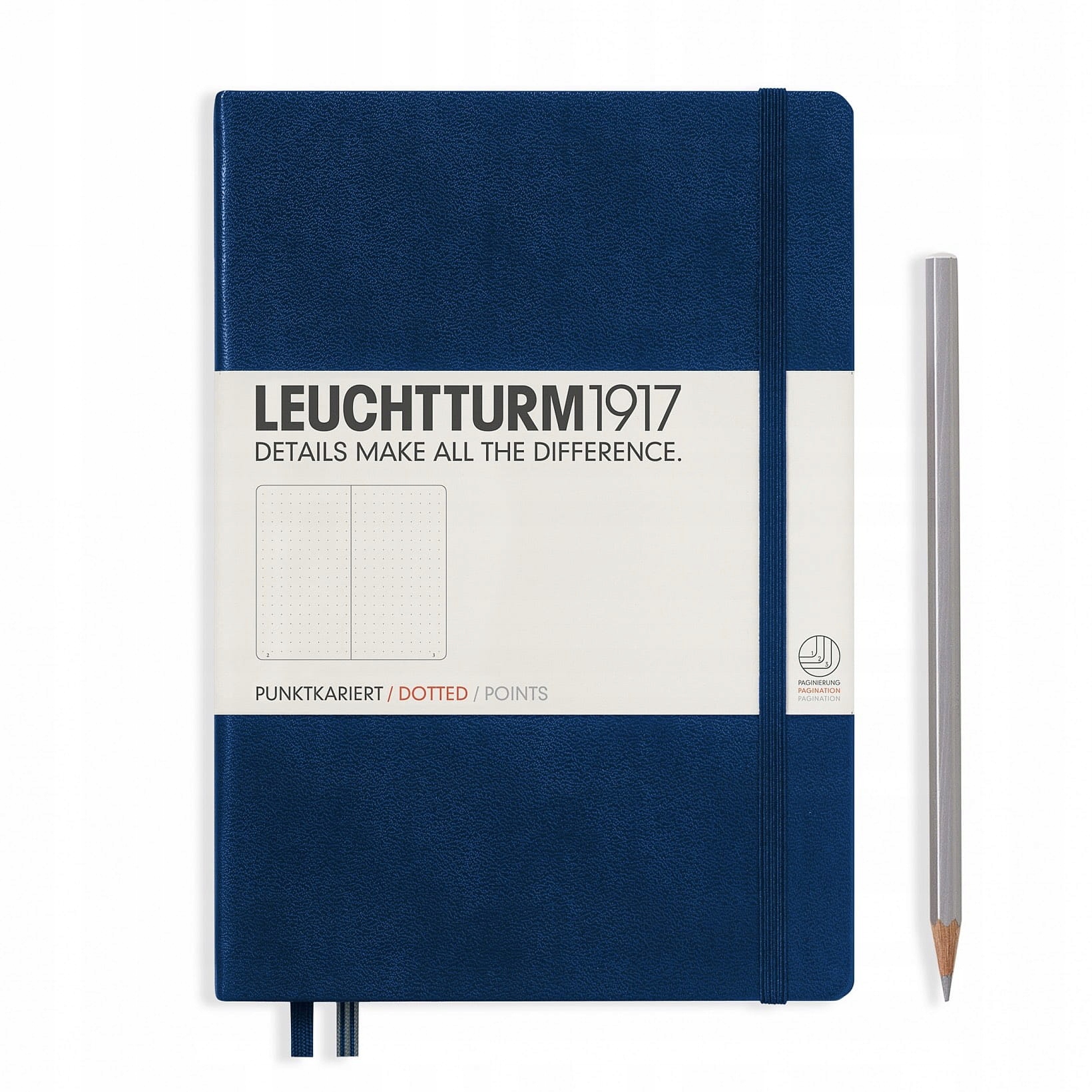 Notatnik Leuchtturm1917 Medium A5, Kropki, Granato