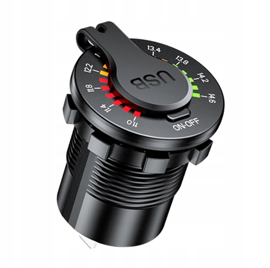 ŁADOWARKA Z PODWÓJNYM PORTEM USB QC4.8A WOLTOMIERZ