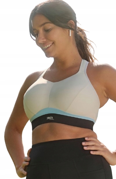 Panache Sportovní podprsenka 70HH/32HH Chalk/black