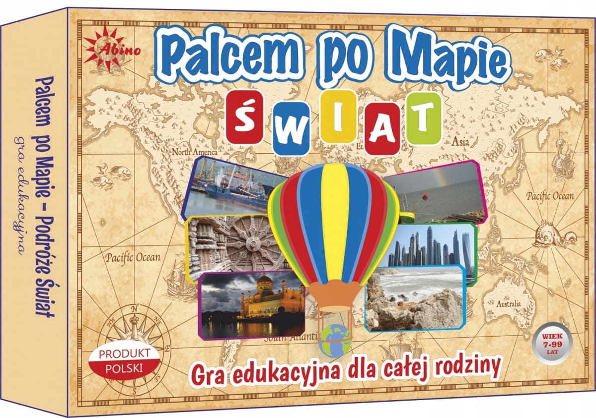 

Palcem po mapie Świat Abino Abino