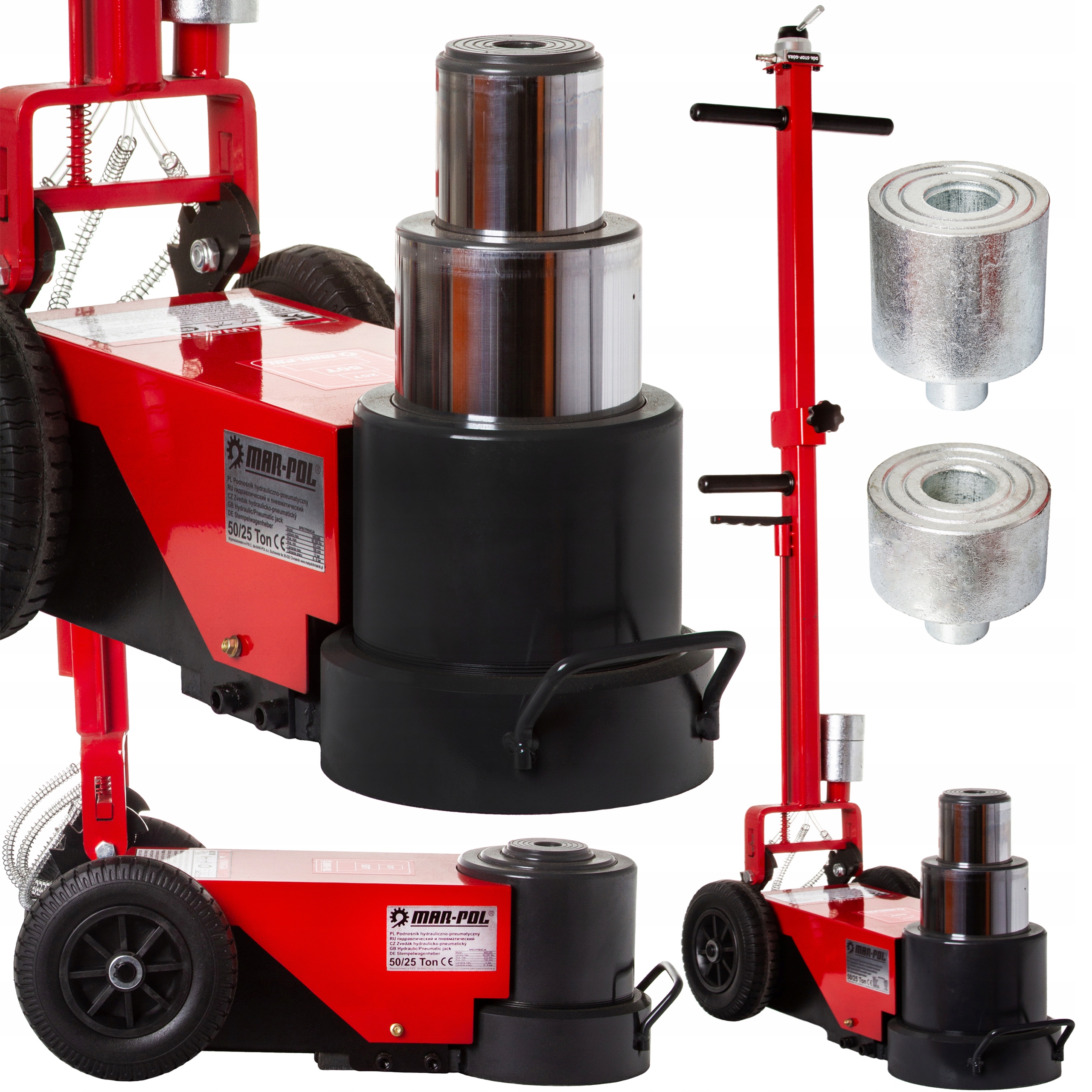 Hydraulický pneumatický zdvihák do automobilovej dielne 50T