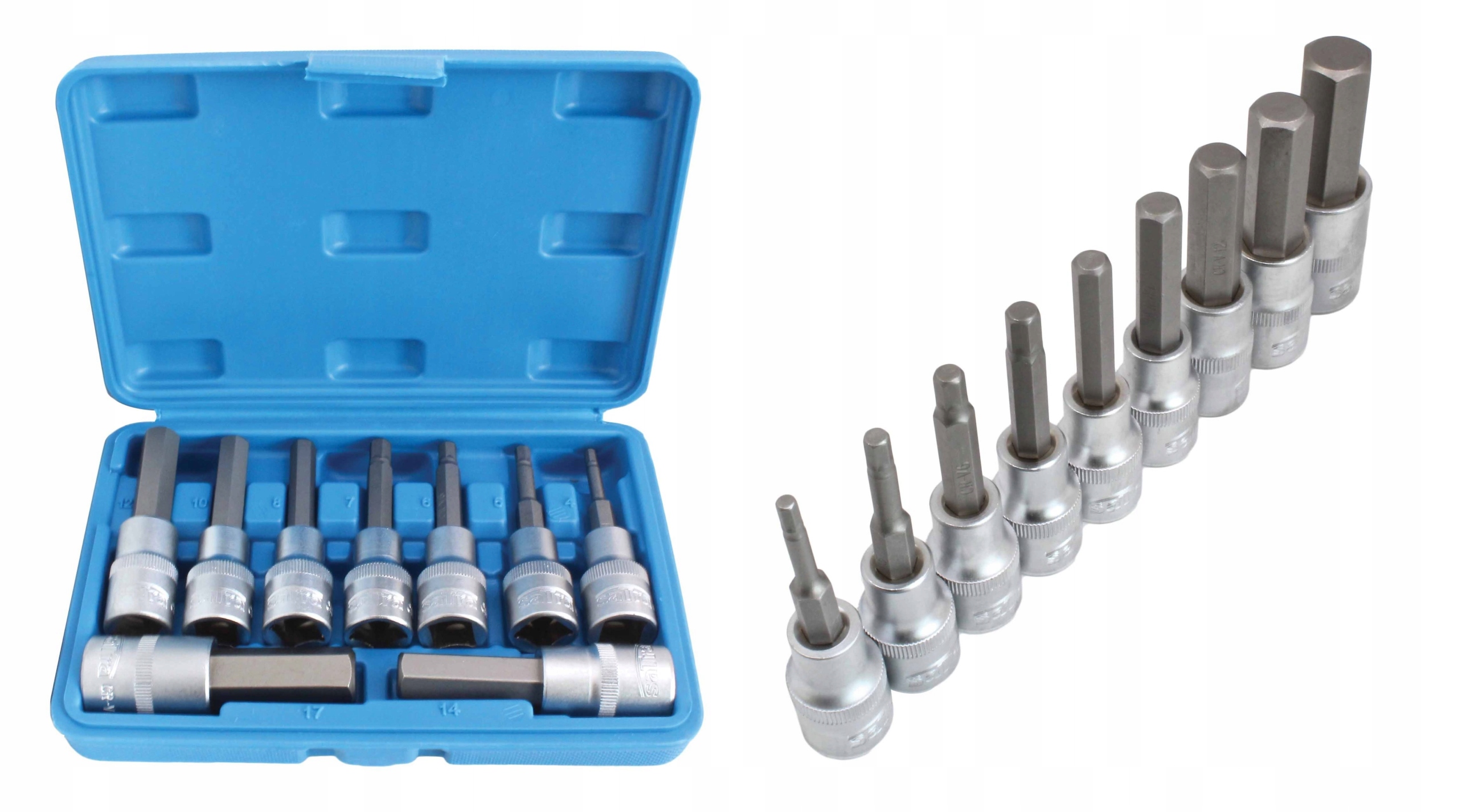 Nasadki Zestaw Kluczy Hex Imbus 4-17MM 80MM
