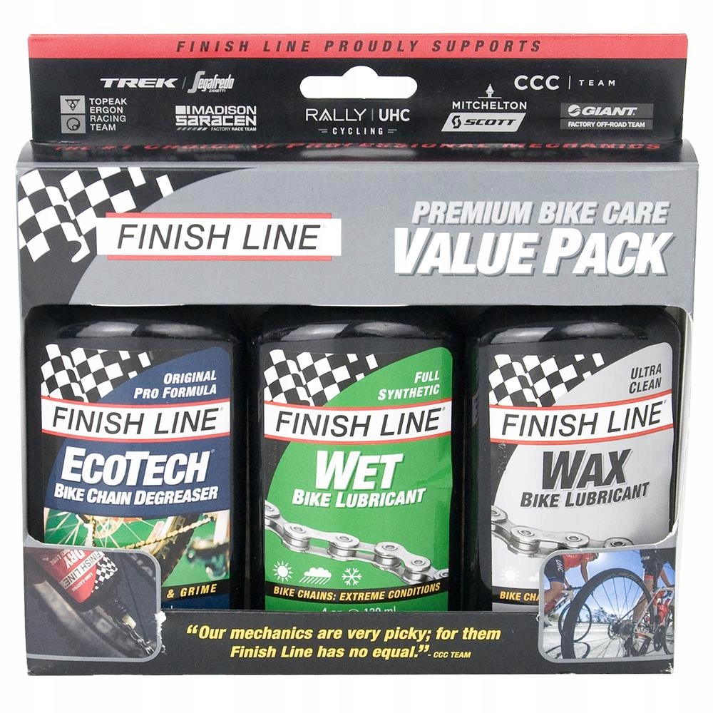 Zestaw do pielęgnacji roweru Finish Line