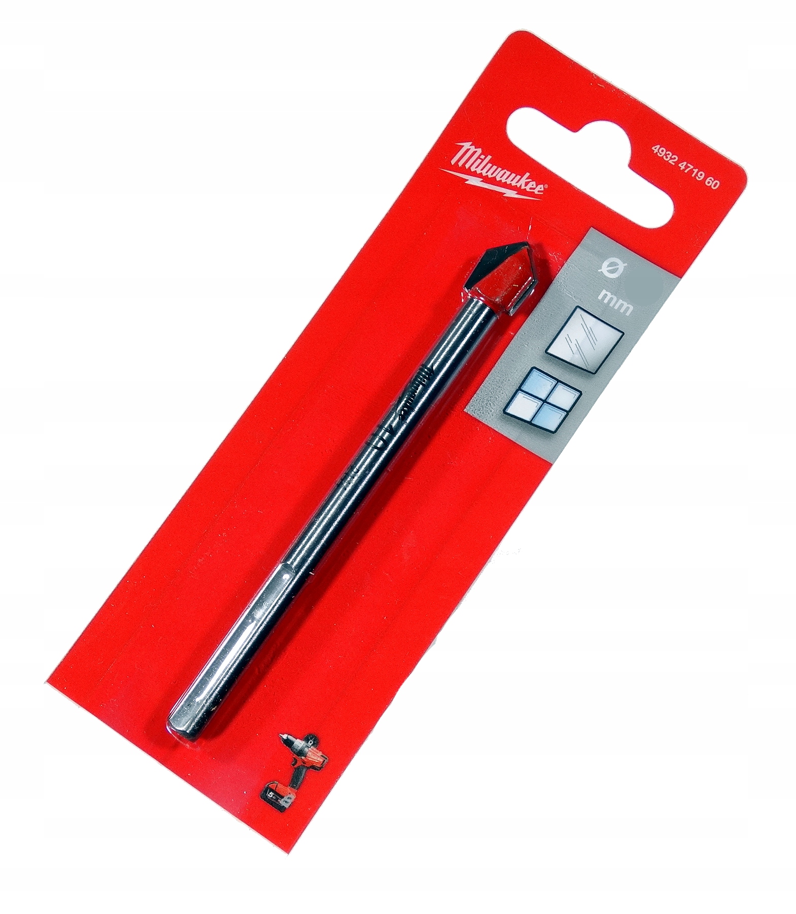 

Milwaukee Wiertło do szkła gresu ceramiki 10 mm.