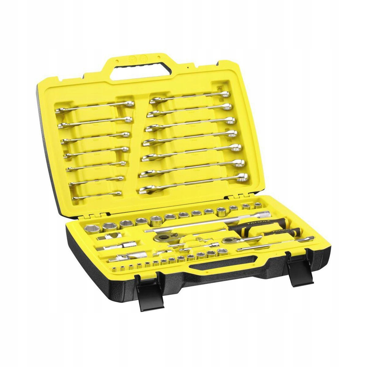 Sada očkoplochých a nástrčných kľúčov 49ks 1/4"-1/2" Stanley