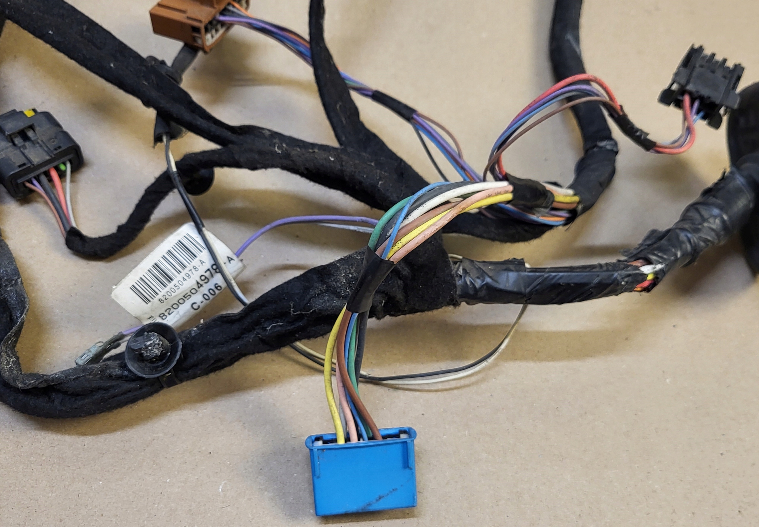 bundle wiring door left front RENAULT CLIO III 3 OE EUROPA