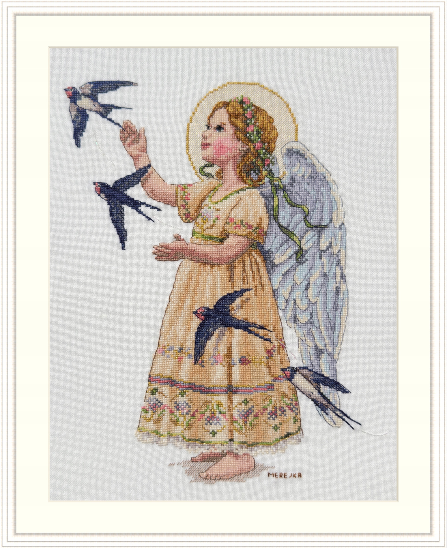 Sada pro křížkovou výšivku Merejka K-258A "Letní nálada" 22x28 cm