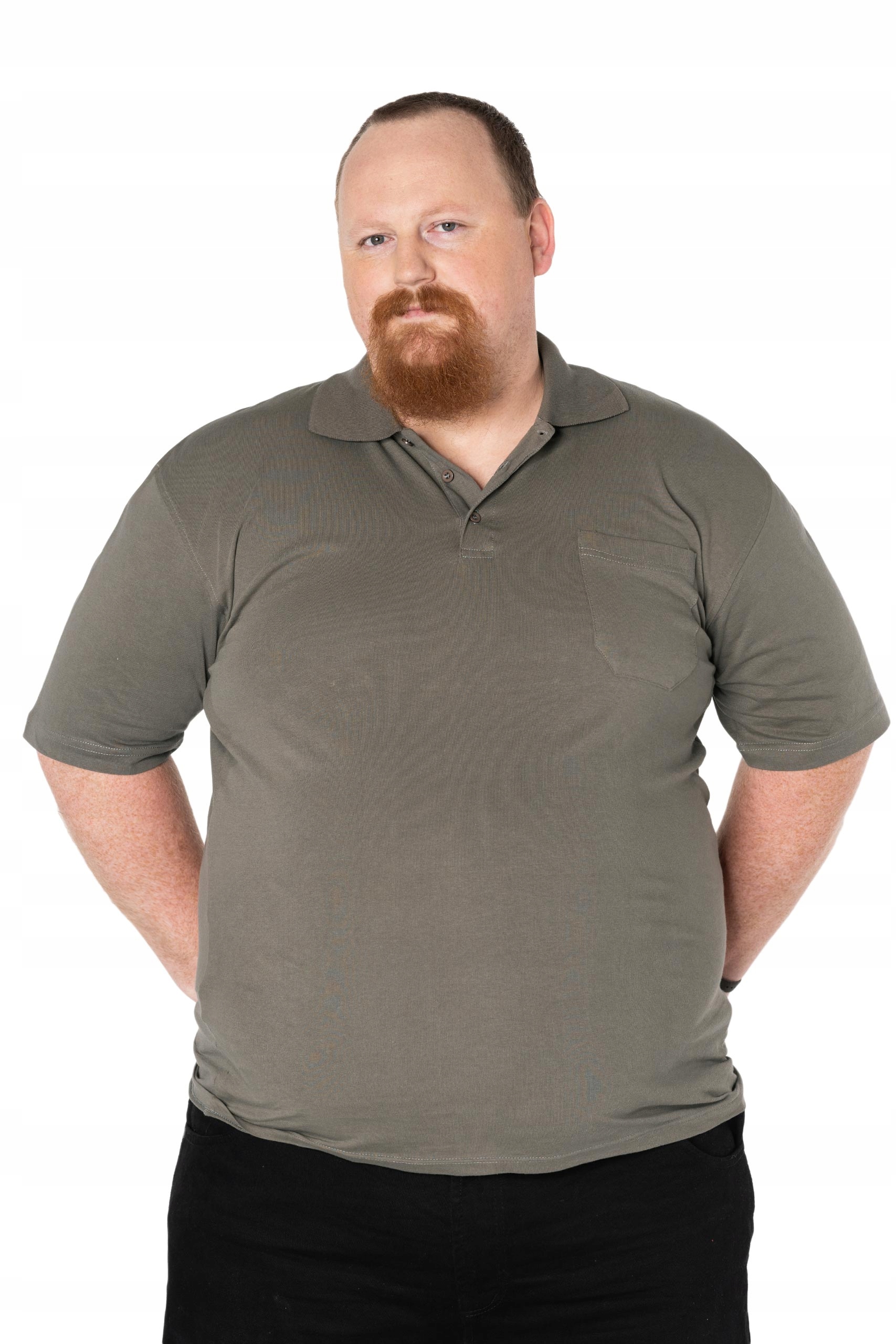 

Duża Koszulka Polo Polówka Męska Bawełna 716-4 3XL