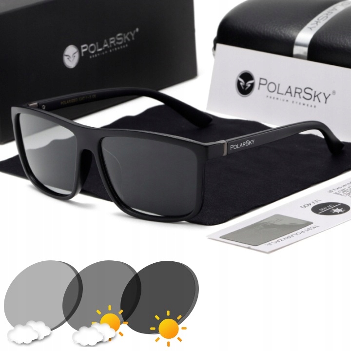 Uv polarizační fotochromatické sluneční brýle PolarSky 3355