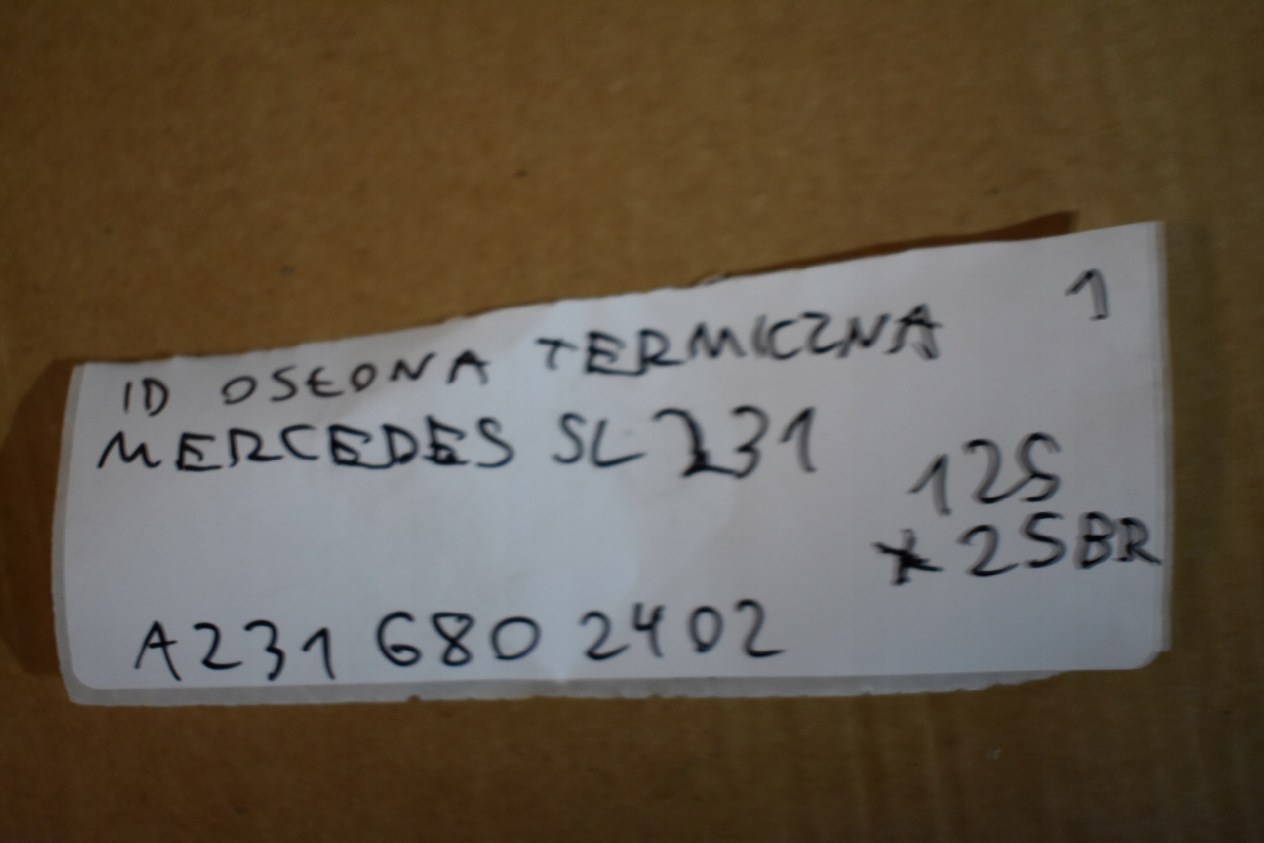 IDEALNA Blende Abdeckung TERMICZNA MERCEDES SL R231 1