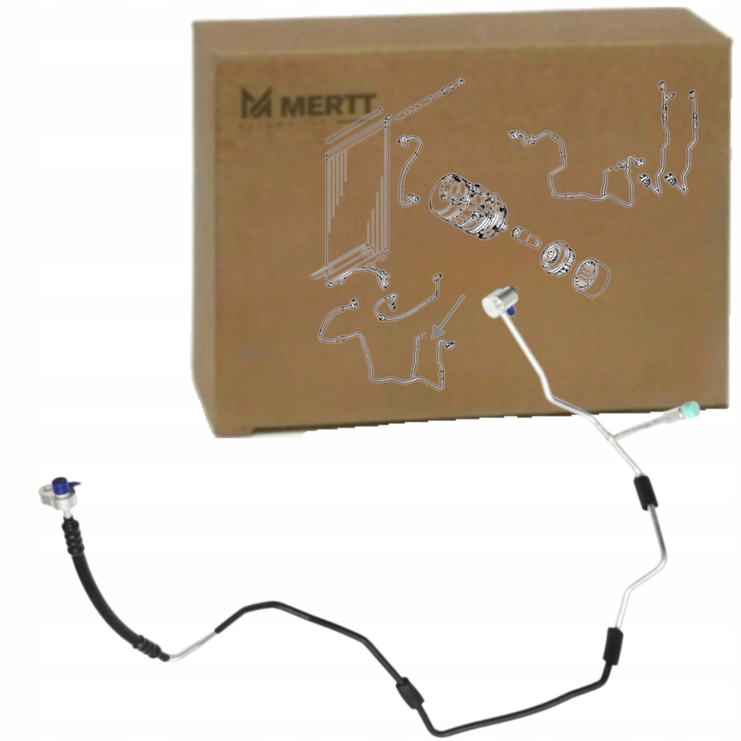 Hadice klimatizace pro Audi Q7 Vw Touareg Porsche Catenne 7L6820750L