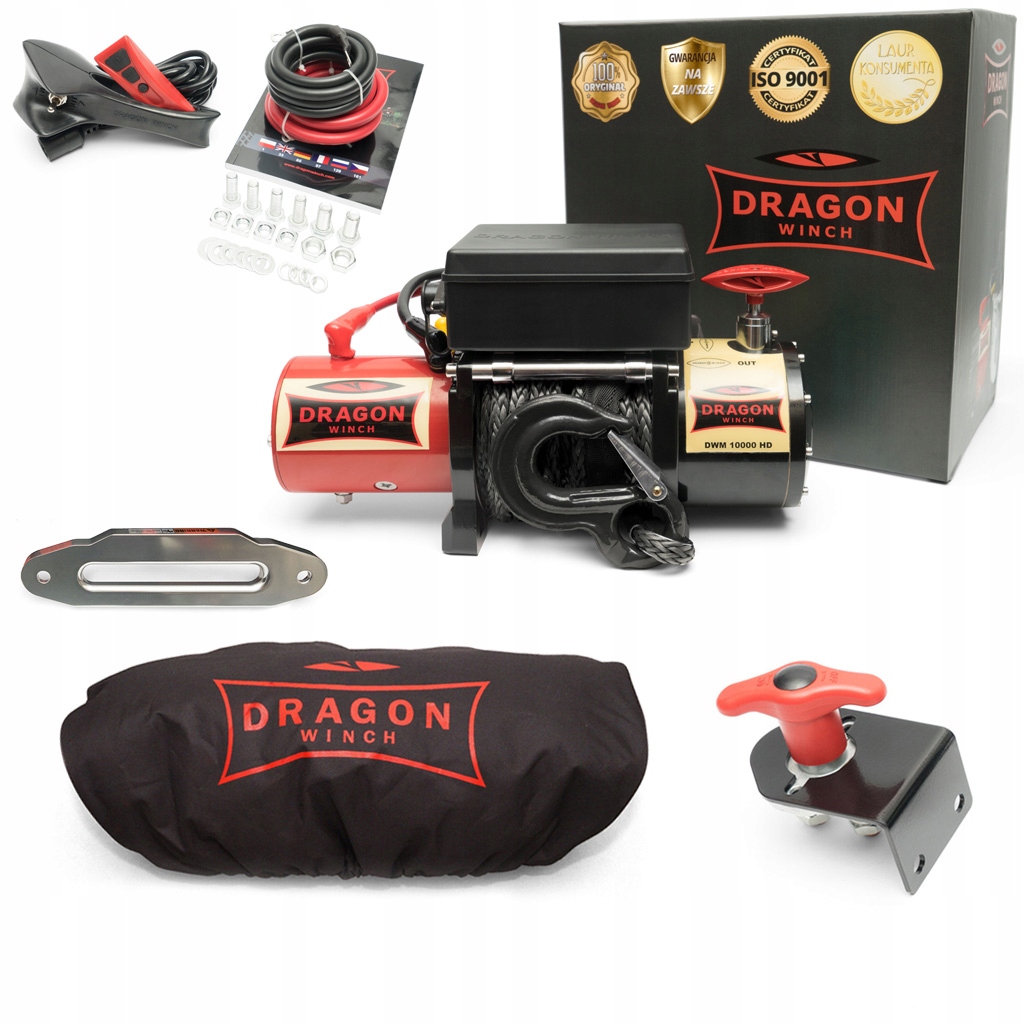 Электрическая лебедка 1000LB 12V автомобильная 4.5 T