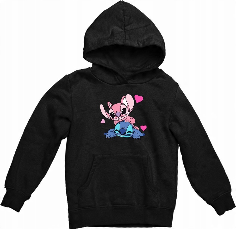 

Bluza Z Kapturem Czarna Lilo and Stich 1 S