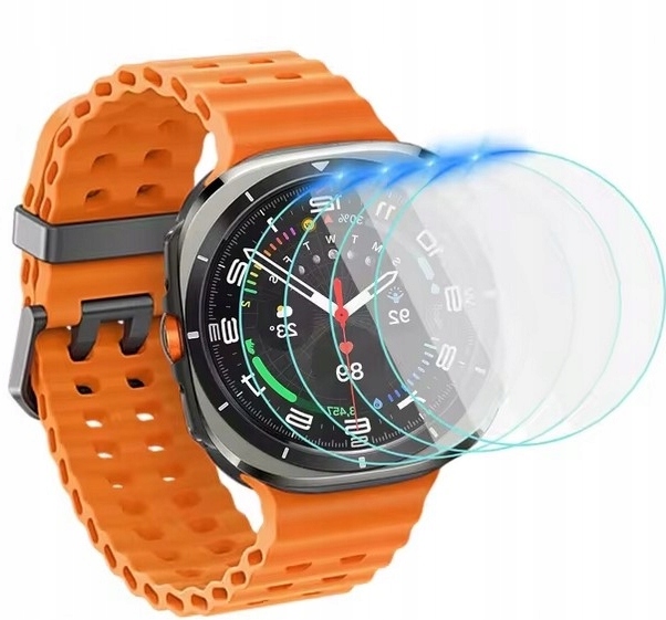 4x Szkło Hartowane 9H Pro Do Samsung Galaxy Watch Ultra 8 47MM 2025 (4szt)