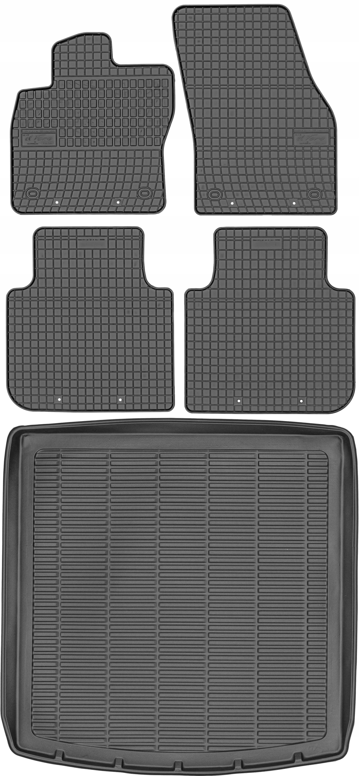 Škoda Kodiaq Crossover 16 Gumové rohože rohož