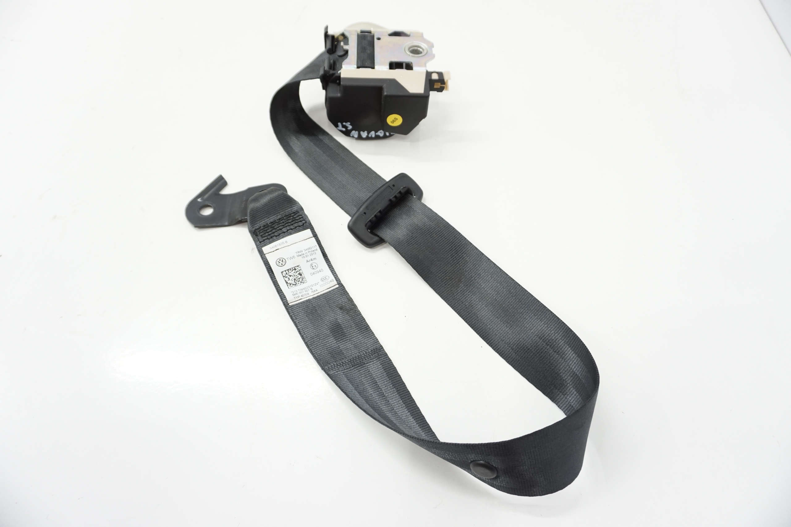 VW TIGUAN 5N LIFT РЕМІНЬ БЕЗПЕКИ СЕРЕДНІЙ ЗАДНІЙ