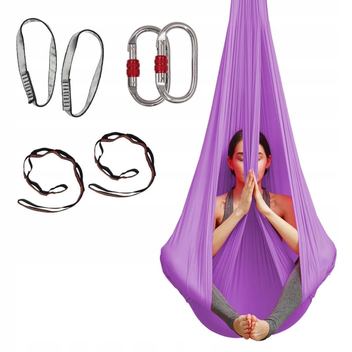 Szarfa akrobatyczna Huśtawka Sensoryczna Chusta Do Aerial Joga 4 metrów