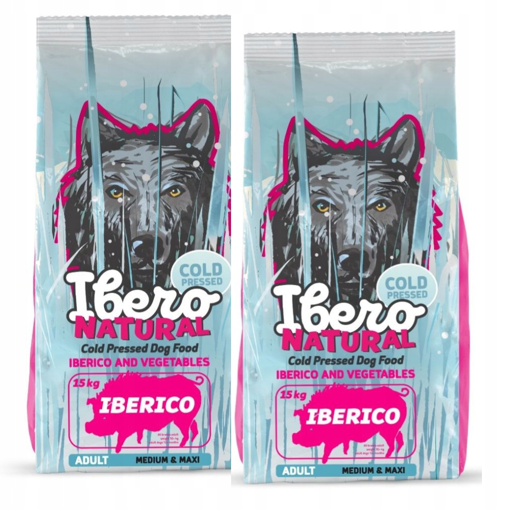 Levně Sada Ibero Cold Press Medium/Large Iberico 2×3 kg dárek kousátka