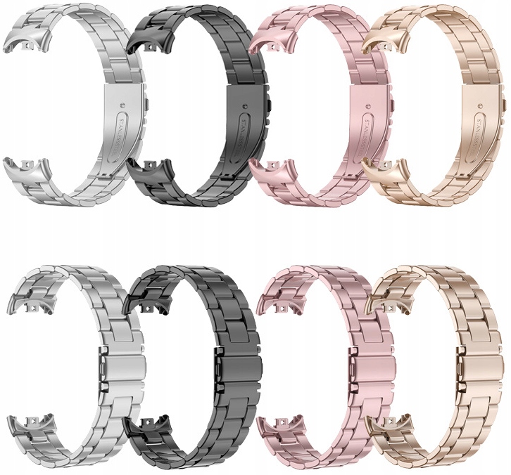 PASEK OPASKA BRANSOLETA DO SMARTBAND XIAOMI MI BAND 8 + PRZYRZĄD | KOLORY Materiał stal