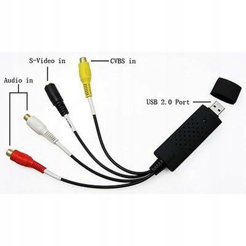 Kabel audio RCA USB2.0 VHS na DVD EAN (GTIN) 0789268562849