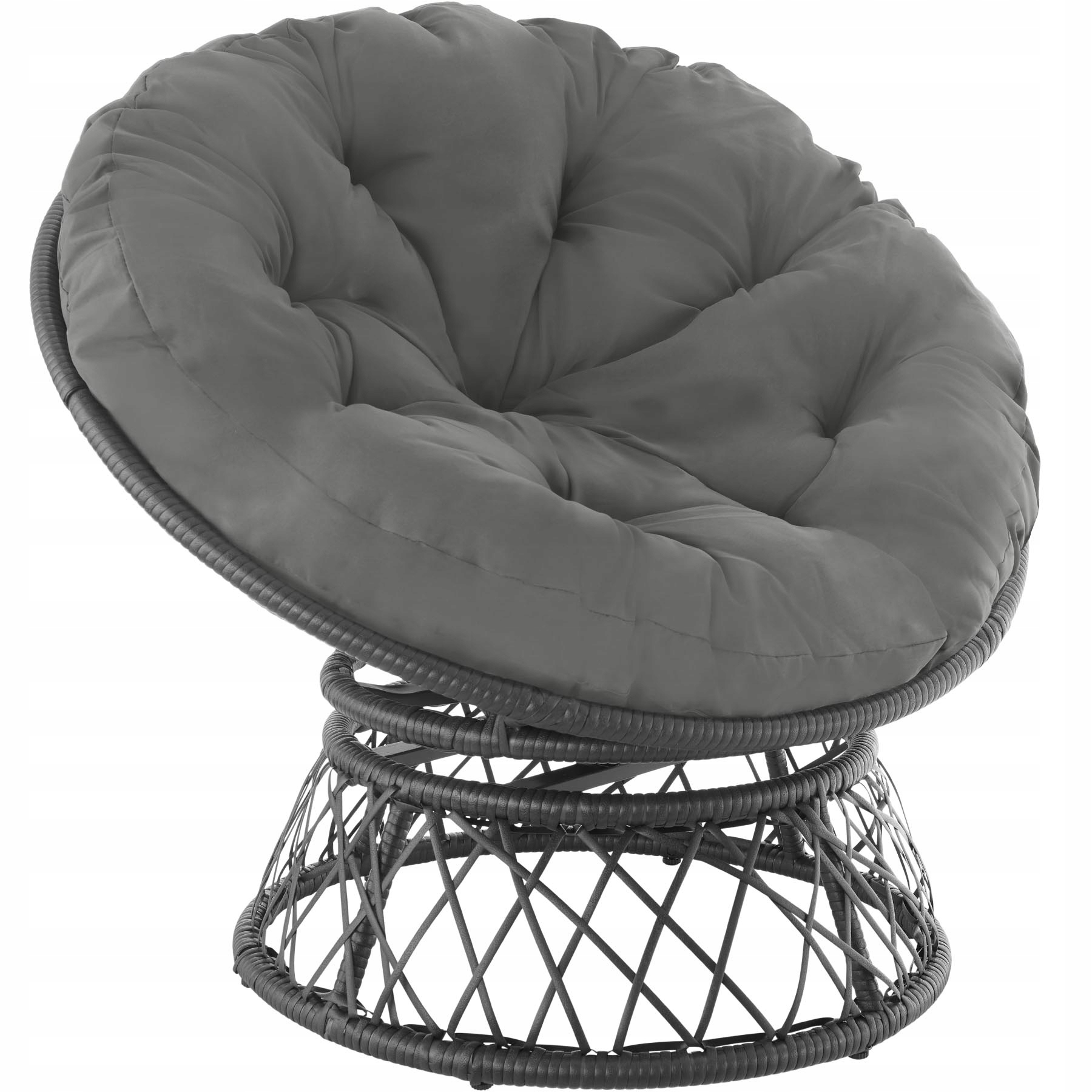 

Fotel rattanowy ogrodowy Gargano czarny 403552