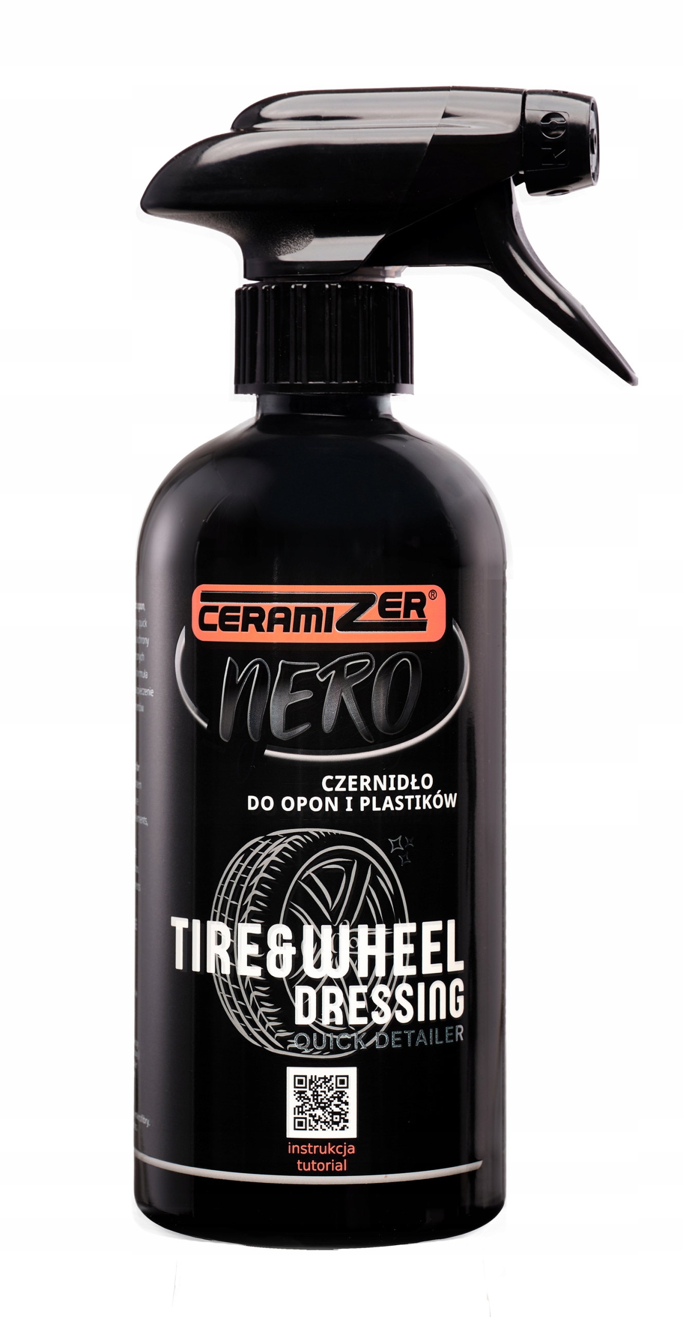 Quick Detailer do kół dressing do opon i felg Ceramizer NERO