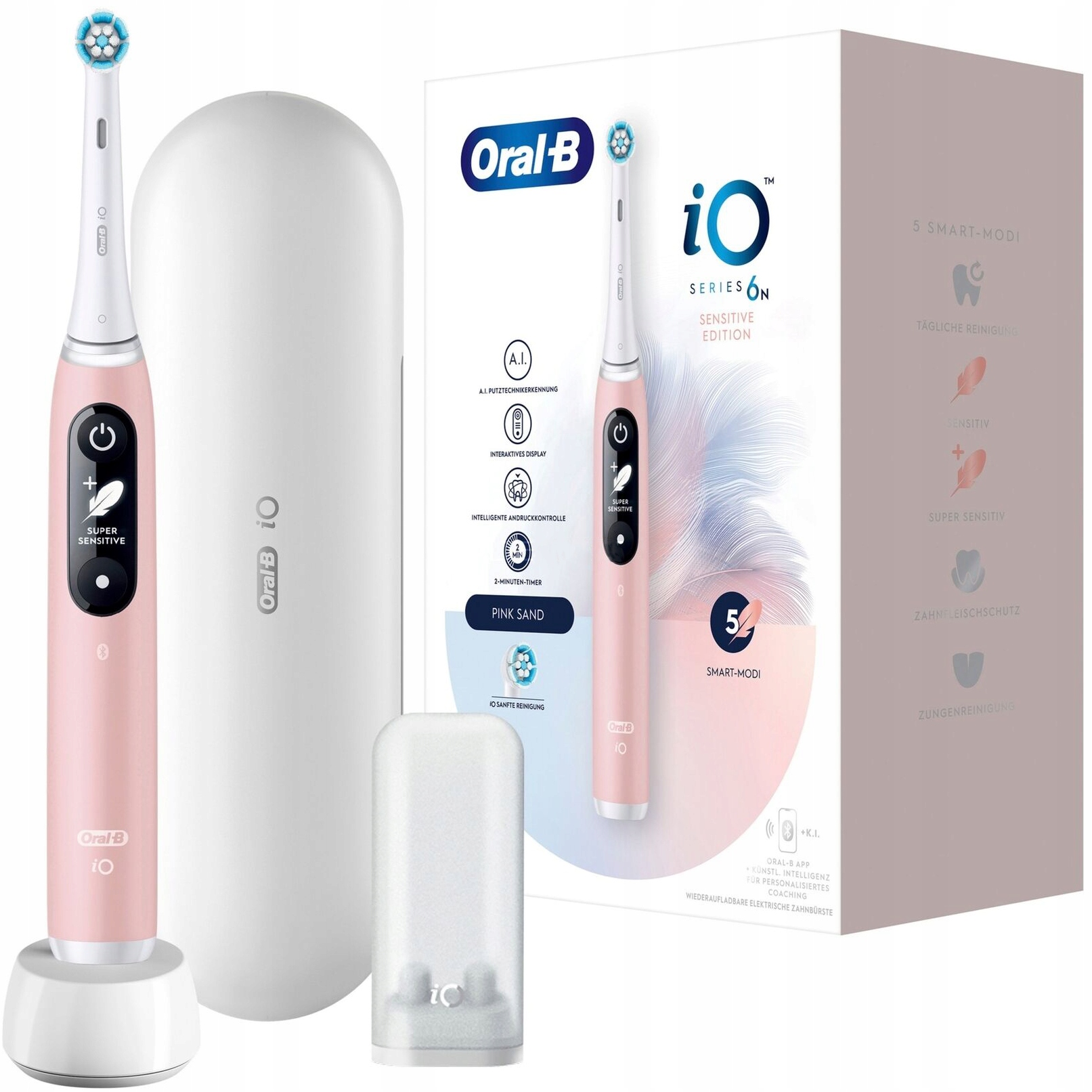 Szczoteczka Magnetyczna do Zębów Oral-B iO Series 6 Pink Sand Różowa