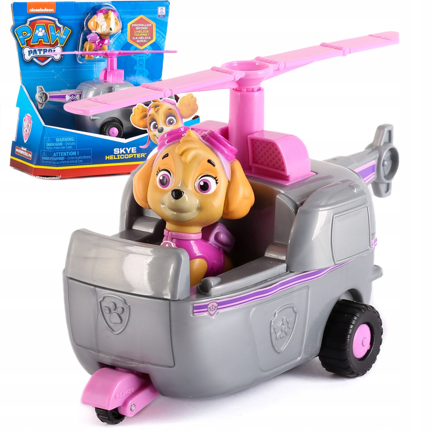 

Psi Patrol Figurka Skye + Helikopter Ruchome Elem.