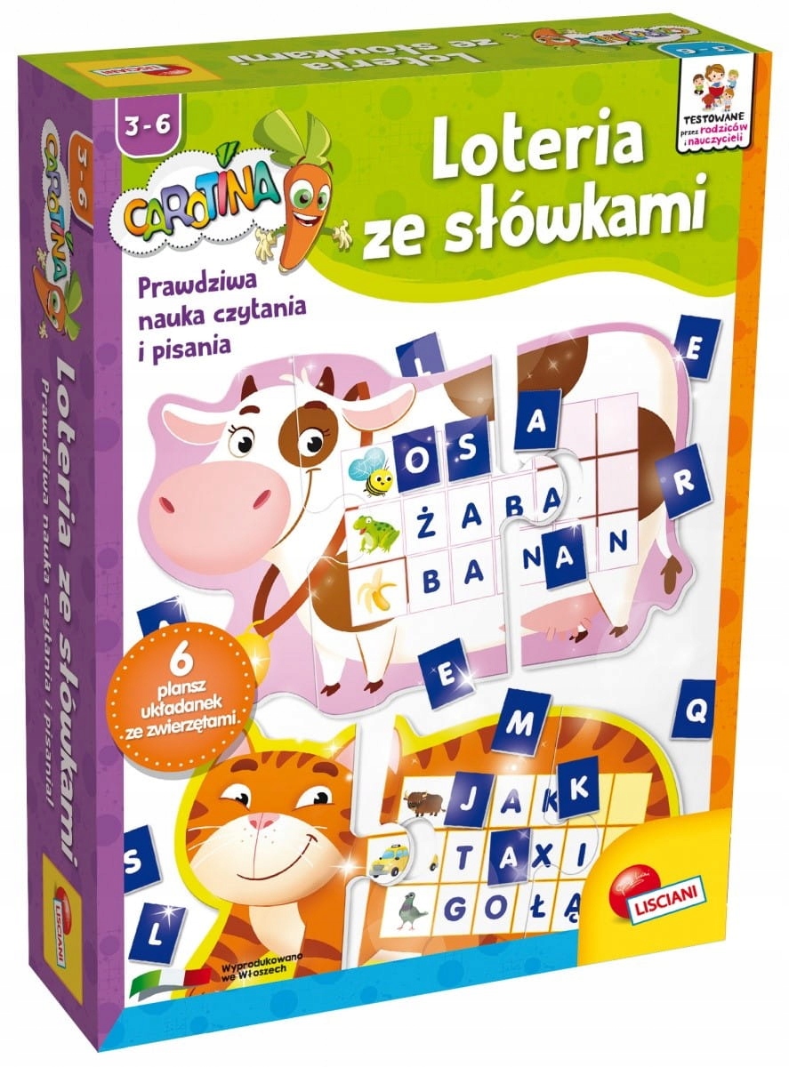 

Carotina Loteria ze słówkami 3+ Lisciani