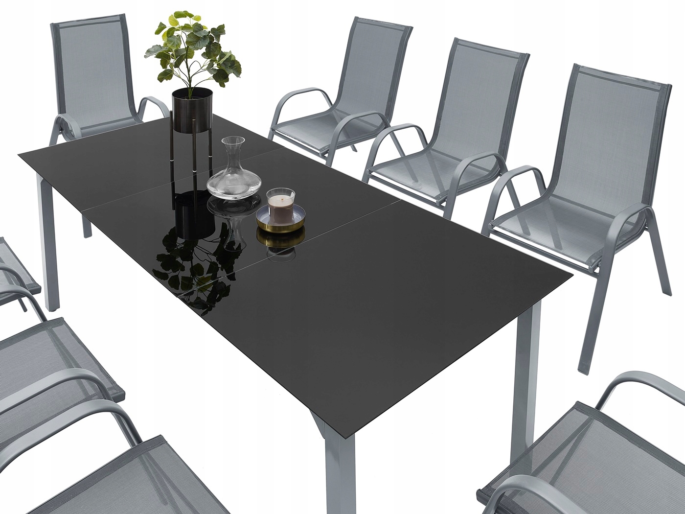 MEBLE OGRODOWE TARAS 8 KRZESEŁ OGRODOWY ZESTAW Producent MAT-COMPANY