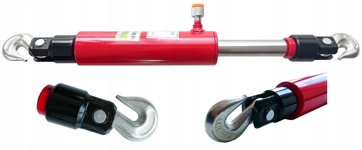 Obojsmerný hydraulický valec 10T s piestovým zdvihom 130 mm, celková dĺžka 715 mm