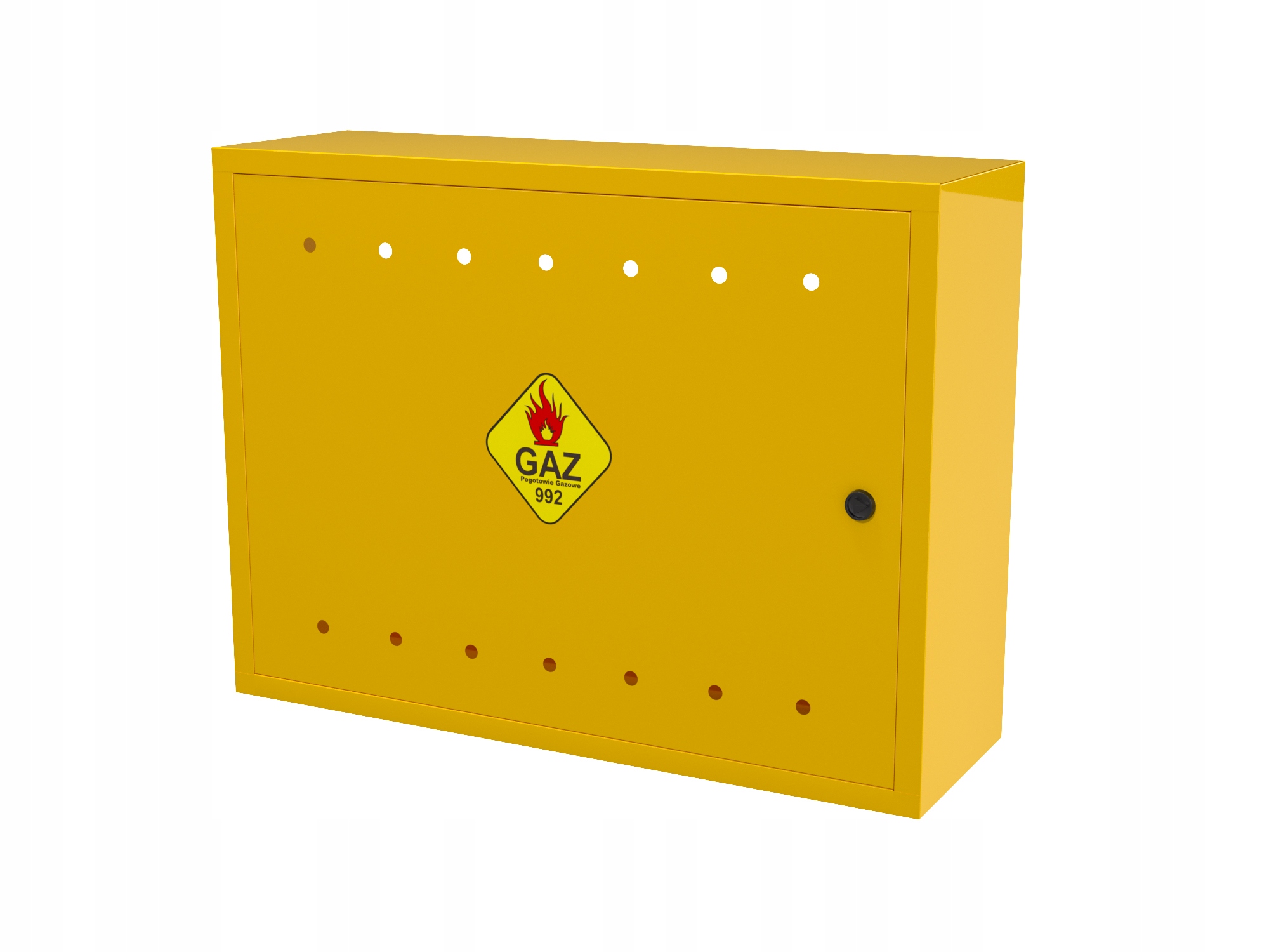 Plynová Skříňka 60x80x25 Gaz Žlutá