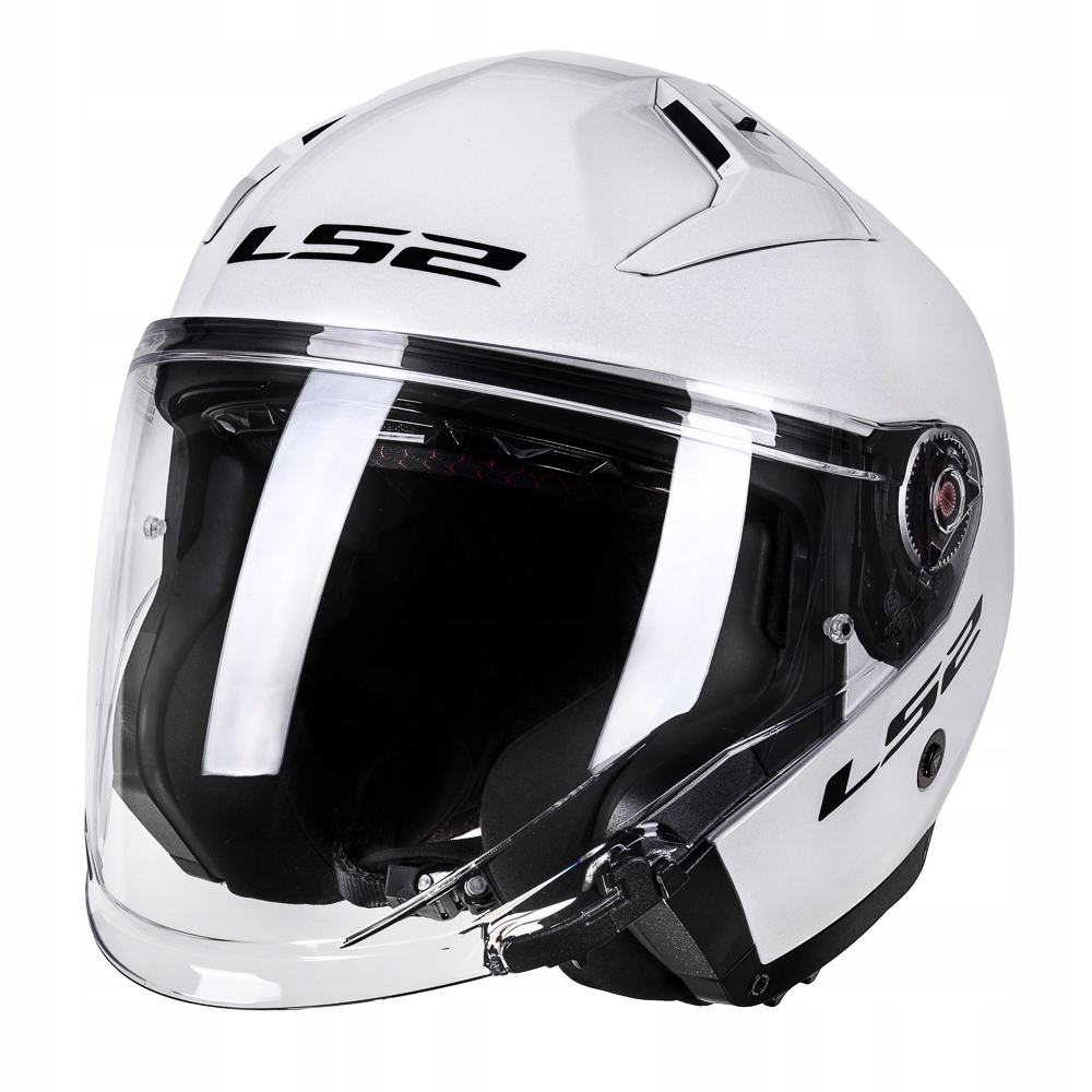 LS2 KASK MOTOCYKLOWY OTWARTY OF603 INFINITY II SOLID WHITE L Rozmiar L