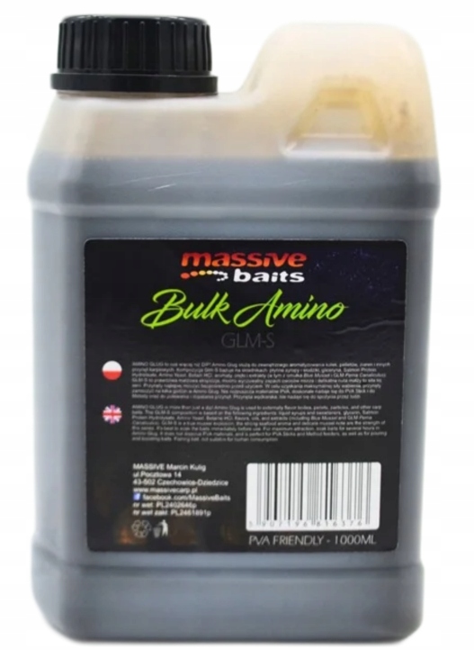 Zálivka Massive Baits Liquid Bulk Amino Glm-s 1L