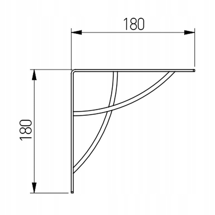 Półka wisząca ścienna loft 82cm różne kolory Głębokość mebla 19 cm