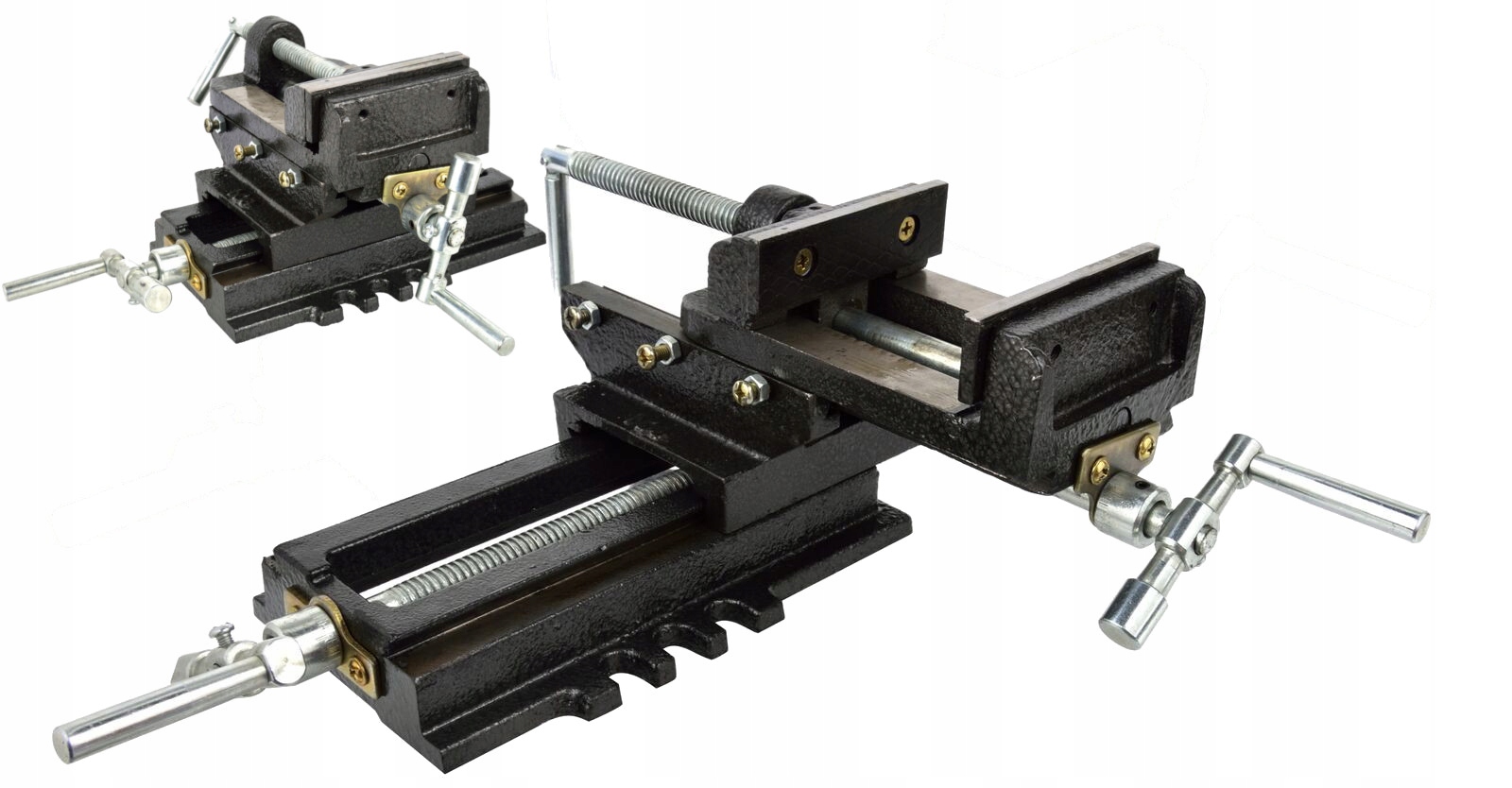 Поперечні Лещата двовісний 100 мм токарний верстат