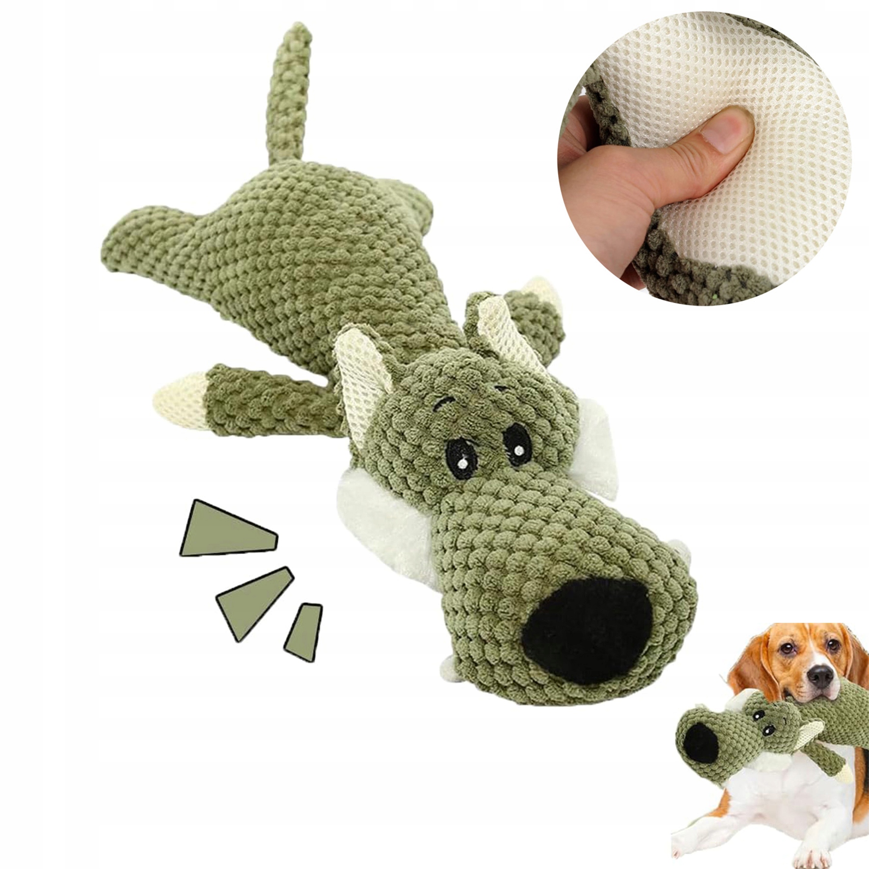 Levně Hračka Pro Psa Vlk Měkká Bezpečný Materiál Zlepšuje Vazbu Výcvik Interaktivní Hračka