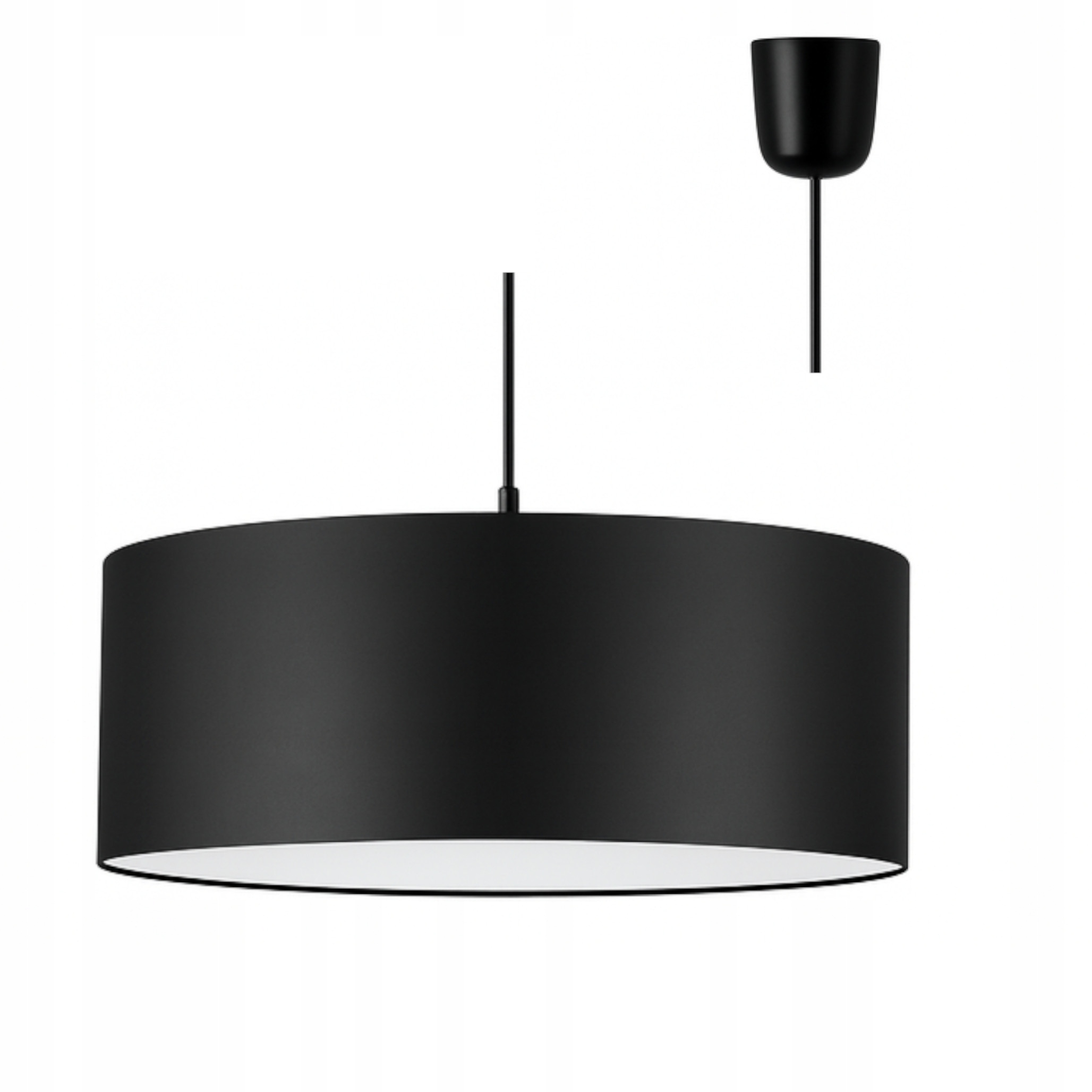 Lampa Wisząca Sufitowa Żyrandol Abażur Nowoczesna Led