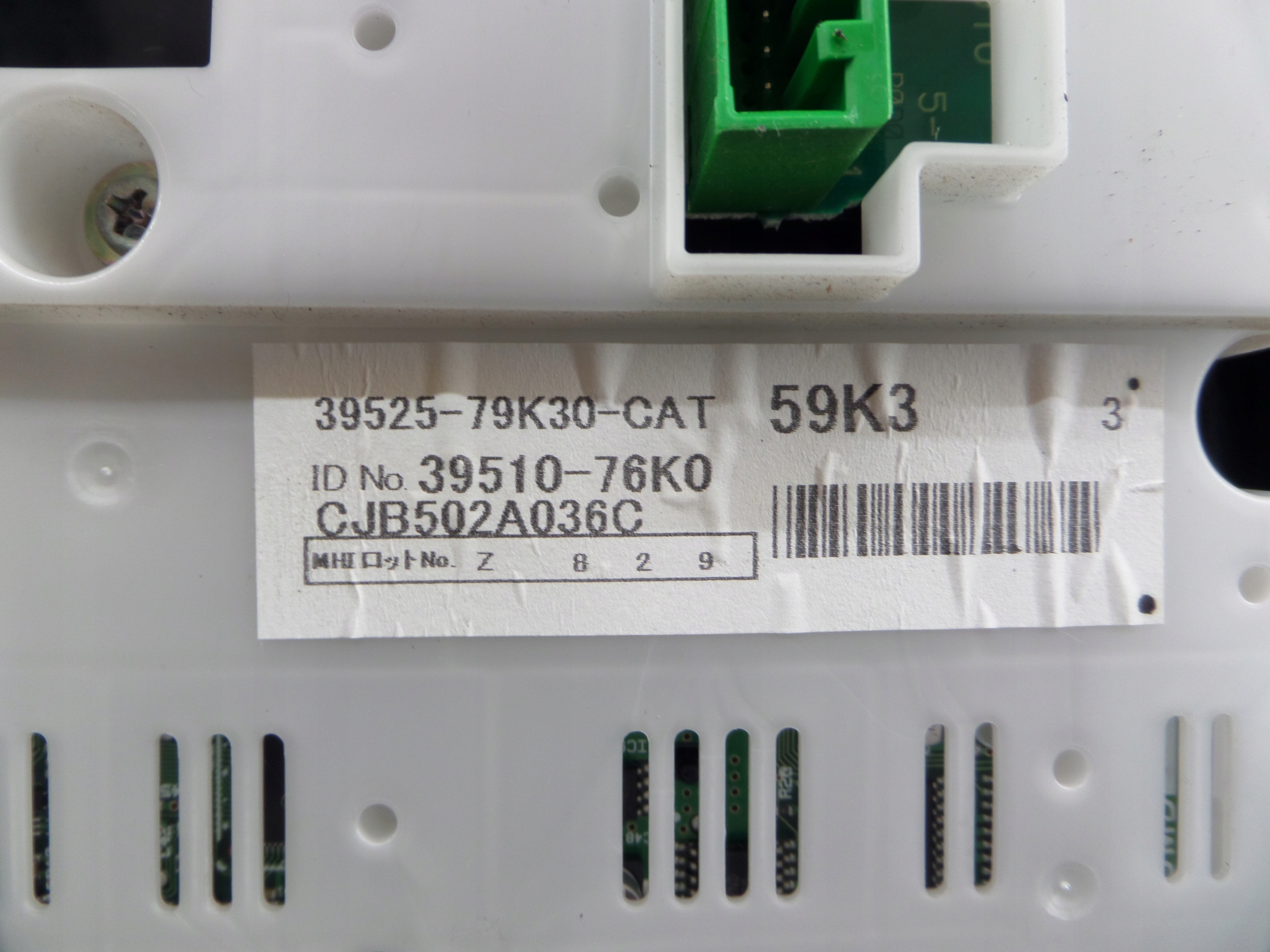 Panel klími klimatizaci Suzuki OE 39510-76K0