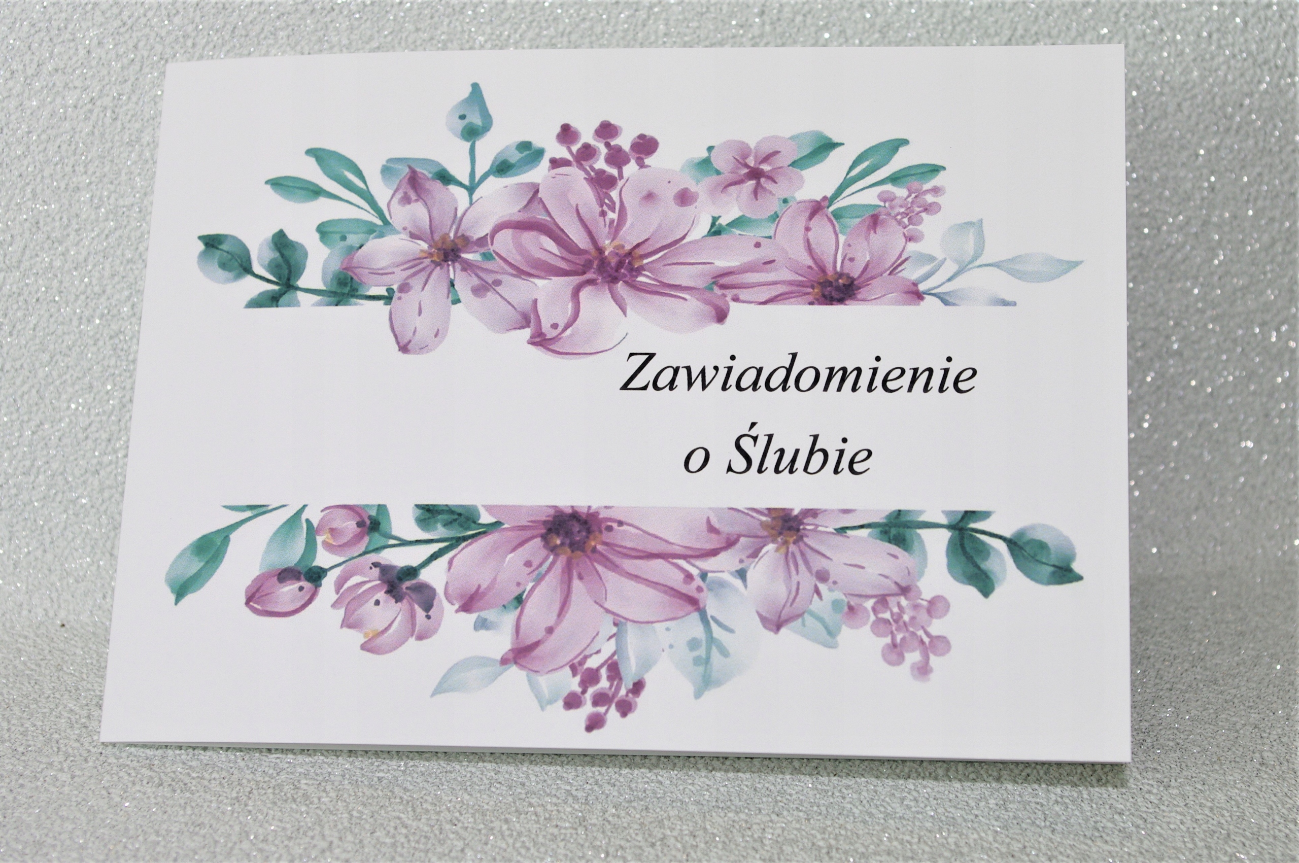 Zawiadomienie zawiadomienia na Ślub koperta Gratis