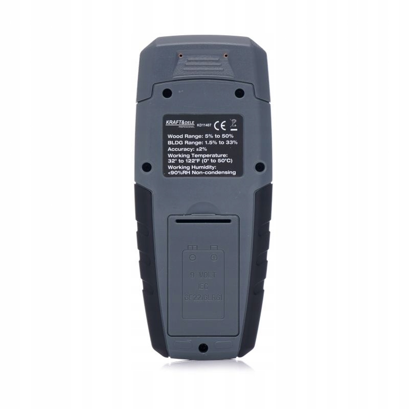 WILGOTNOŚCIOMIERZ DREWNA MIERNIK WILGOCI DRZEWA Szerokość 62 mm