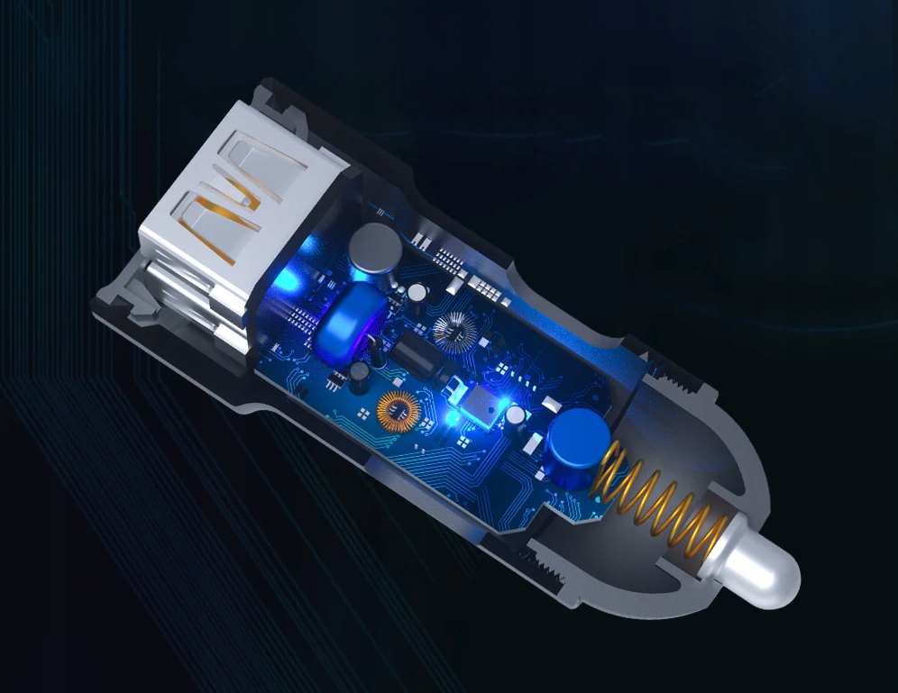 SZYBKA MOCNA ŁADOWARKA SAMOCHODOWA 2XUSB 3.4A Producent inny