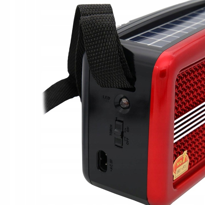 Radio sieciowo-bateryjne AM, FM, SW Golon RX-BT978S czerwone SUPER CENA !!! Kod producenta RX-BT978S