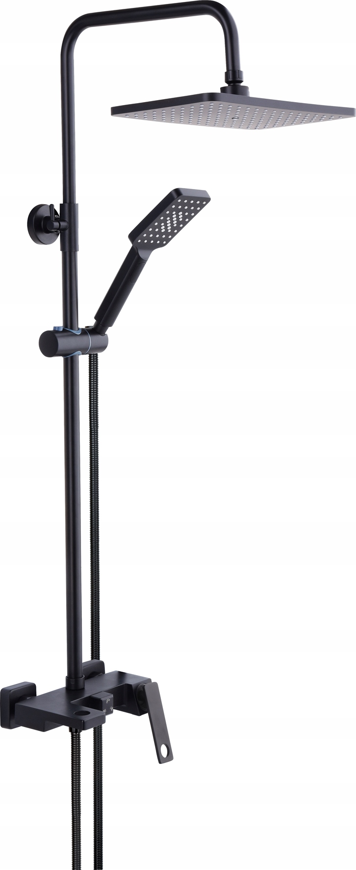 PRYSZNIC KOLUMNA I DESZCZOWNICA CZARNA FALA NOIR 1