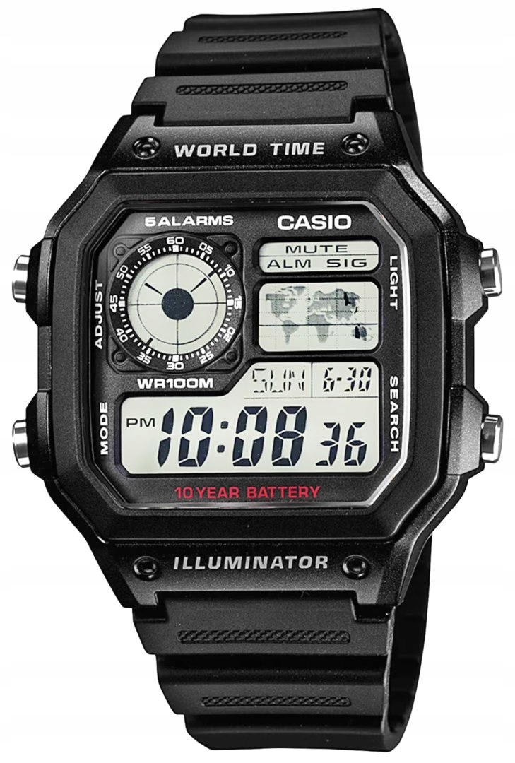 Pánské Hodinky Casio AE-1200WH-1AVEF Box