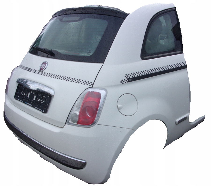 DUPA TYŁ FIAT 500 VR 268/A BIANCO