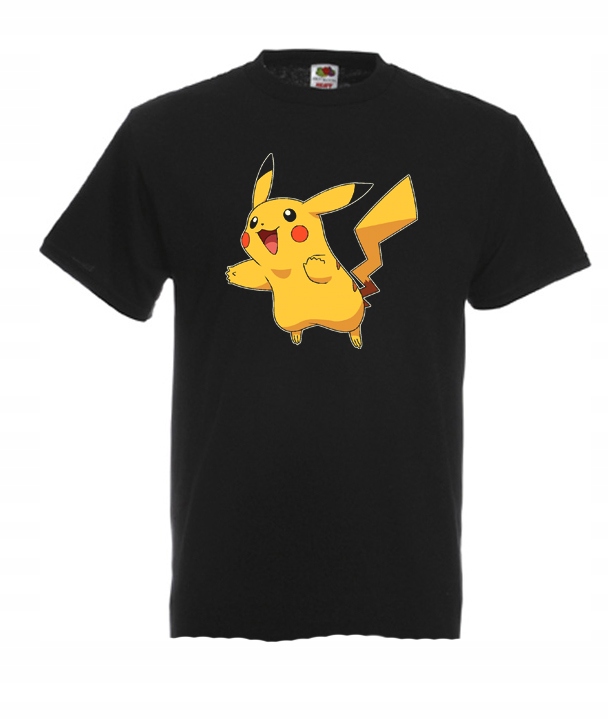

XXXL Koszulka Męska Pokemony Pikachu Pika Wzory